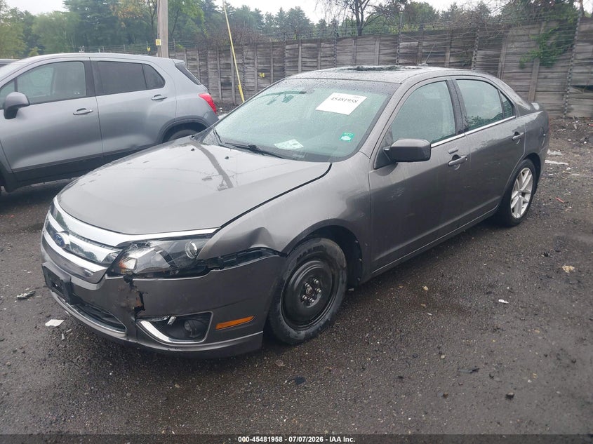 2012 Ford Fusion VIN 3FAHP0JA3CR101095 IAAI salvage auction — LEFT FRONT, Clear (Massachusetts), sold $1,450 on 2026-07-09 (photo 2)