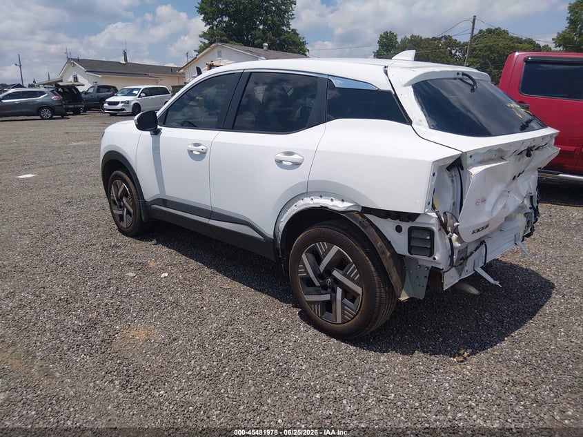 2025 Nissan Kicks VIN 3N8AP6CAXSL358238 IAAI salvage auction — REAR END, Clear (South Carolina), sold $7,500 on 2026-08-19 (photo 3)