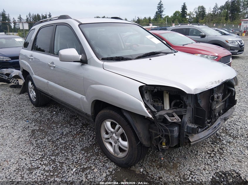 2006 Kia Sportage VIN KNDJF723267278269 IAAI salvage auction — FRONT END, Bill Of Sale (Washington), sold $650 on 2026-07-22 (photo 1)