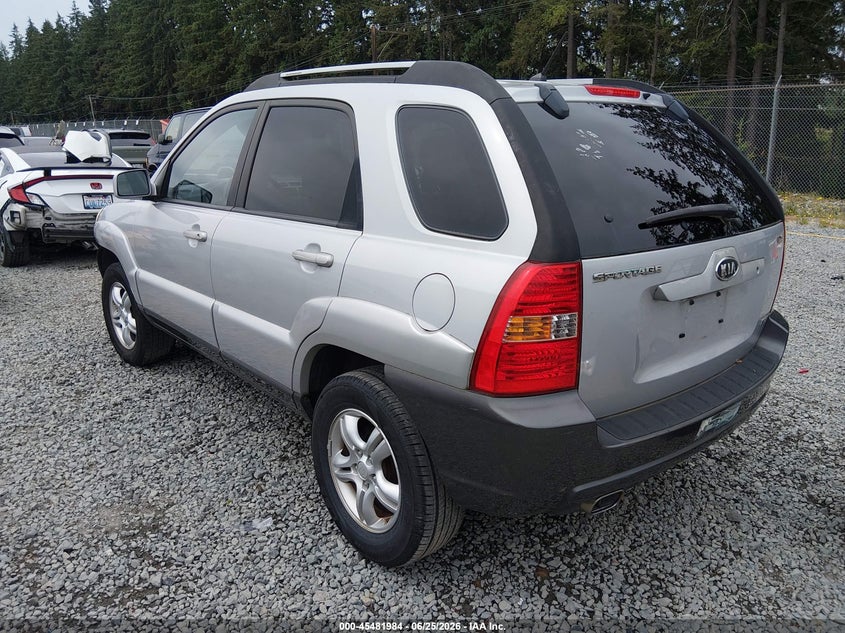 2006 Kia Sportage VIN KNDJF723267278269 IAAI salvage auction — FRONT END, Bill Of Sale (Washington), sold $650 on 2026-07-22 (photo 3)