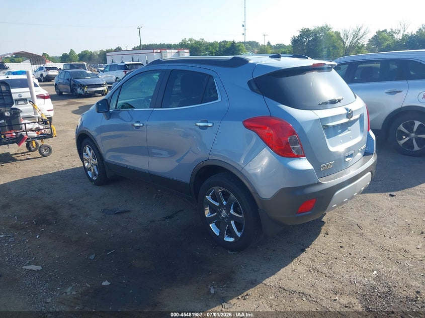 2013 Buick Encore VIN KL4CJHSB0DB123616 IAAI salvage auction — FRONT END, Clear (Virginia), sold $25 on 2026-07-28 (photo 3)