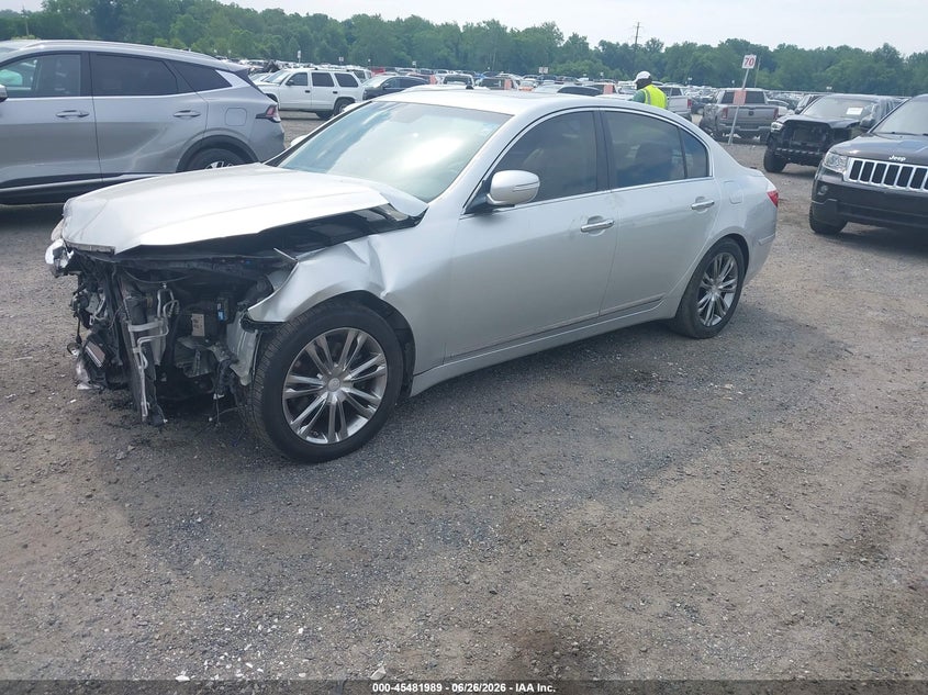 2011 Hyundai Genesis VIN KMHGC4DF1BU114110 IAAI salvage auction — FRONT END, Salvage - Greater Than 75% (Maryland), sold $475 on 2026-07-30 (photo 2)