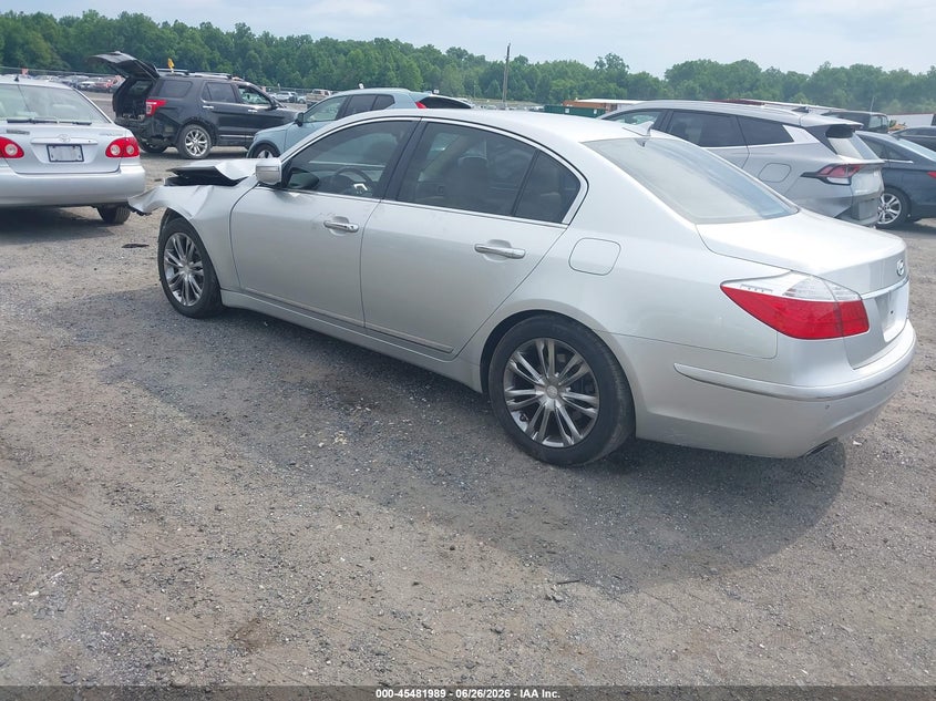 2011 Hyundai Genesis VIN KMHGC4DF1BU114110 IAAI salvage auction — FRONT END, Salvage - Greater Than 75% (Maryland), sold $475 on 2026-07-30 (photo 3)