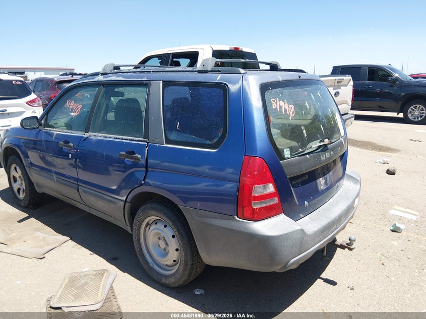 2003 Subaru Forester VIN JF1SG63693G741482 IAAI salvage auction — NORMAL WEAR, Clear (Colorado), sold $300 on 2026-07-07 (photo 3)
