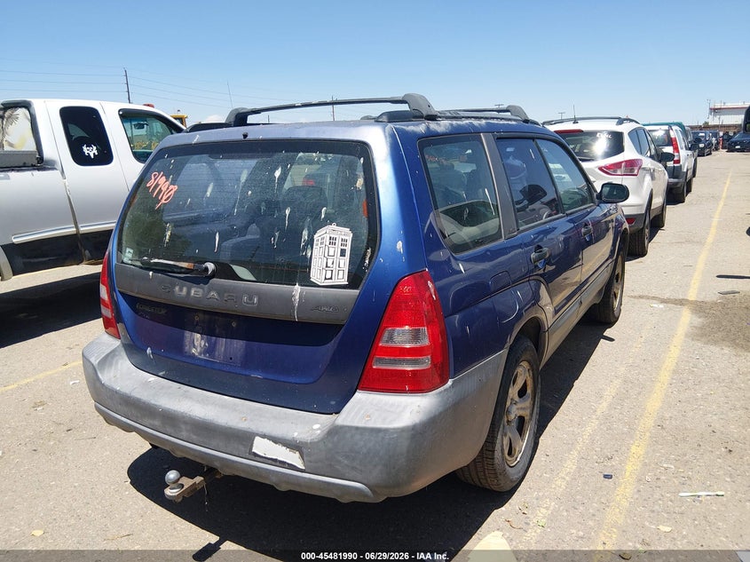 2003 Subaru Forester VIN JF1SG63693G741482 IAAI salvage auction — NORMAL WEAR, Clear (Colorado), sold $300 on 2026-07-07 (photo 4)