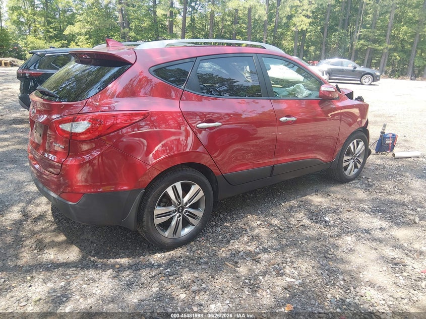2015 Hyundai Tucson VIN KM8JUCAG4FU987883 IAAI salvage auction — FRONT END, Salvage (Virginia), sold $1,200 on 2026-07-11 (photo 4)