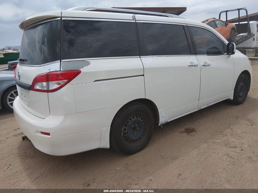 2014 Nissan Quest VIN JN8AE2KP0E9108136 IAAI salvage auction — NORMAL WEAR, Clear-Dealer Only (Arizona), sold $725 on 2026-07-28 (photo 4)