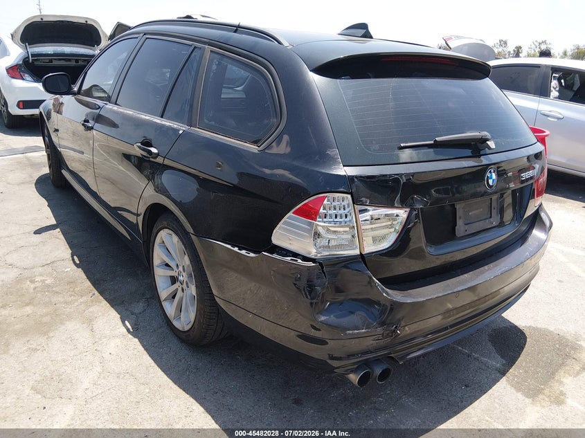 2011 BMW 3 series VIN WBAUU3C53BA541469 IAAI salvage auction — LEFT REAR, Salvage (California), sold $1,875 on 2026-07-30 (photo 3)