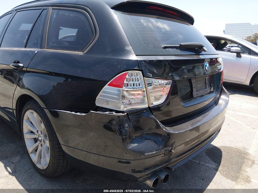 2011 BMW 3 series VIN WBAUU3C53BA541469 IAAI salvage auction — LEFT REAR, Salvage (California), sold $1,875 on 2026-07-30 (photo 6)