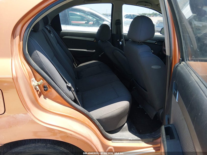 2007 Chevrolet Aveo VIN KL1TD56647B103342 IAAI salvage auction — NORMAL WEAR, Original (Texas), sold $225 on 2026-07-13 (photo 8)
