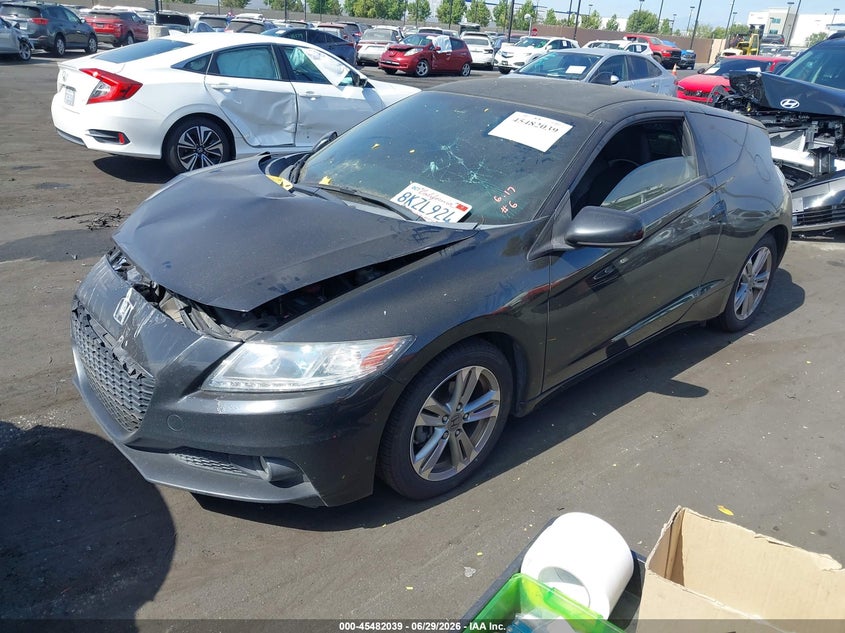 2013 Honda Cr-z VIN JHMZF1C63DS003771 IAAI salvage auction — FRONT & REAR, Salvage Certificate (California), sold $450 on 2026-07-31 (photo 2)