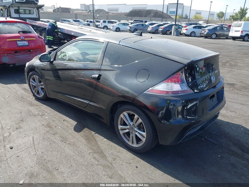 2013 Honda Cr-z VIN JHMZF1C63DS003771 IAAI salvage auction — FRONT & REAR, Salvage Certificate (California), sold $450 on 2026-07-31 (photo 3)