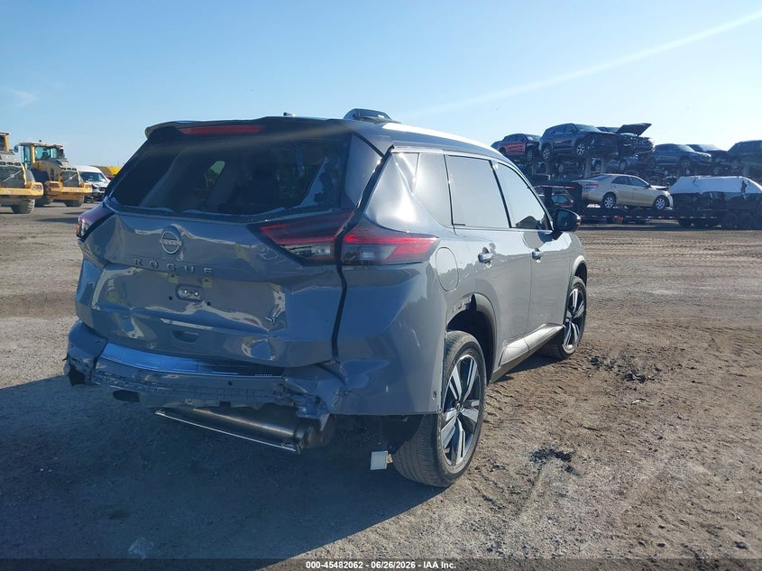 2024 Nissan Rogue VIN JN8BT3CA1RW004482 IAAI salvage auction — REAR END, Rebuildable (Florida), sold $4,450 on 2026-07-28 (photo 4)