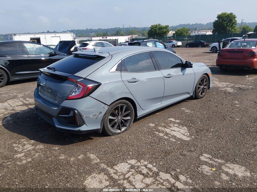 2021 Honda Civic VIN SHHFK7H69MU422019 IAAI salvage auction — FRONT & REAR, Salvage (Pennsylvania), sold $6,000 on 2026-08-02 (photo 4)