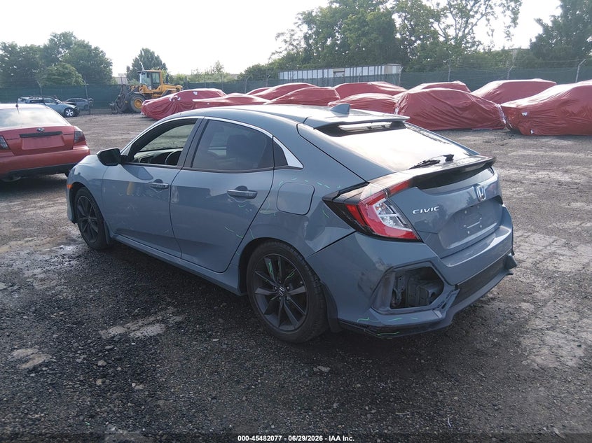2021 Honda Civic VIN SHHFK7H69MU422019 IAAI salvage auction — FRONT & REAR, Salvage (Pennsylvania), sold $6,000 on 2026-08-02 (photo 6)