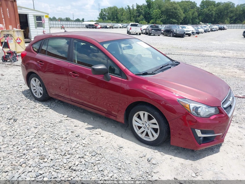 2015 Subaru Impreza VIN JF1GPAA63F8250139 IAAI salvage auction — NORMAL WEAR, Rebuilt/Restored (Utah), sold $300 on 2026-07-06 (photo 1)