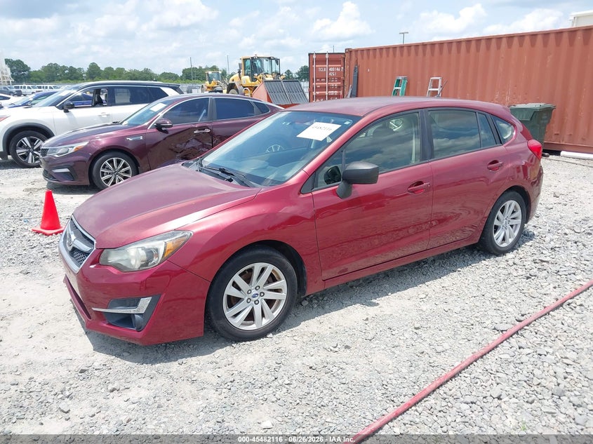 2015 Subaru Impreza VIN JF1GPAA63F8250139 IAAI salvage auction — NORMAL WEAR, Rebuilt/Restored (Utah), sold $300 on 2026-07-06 (photo 2)