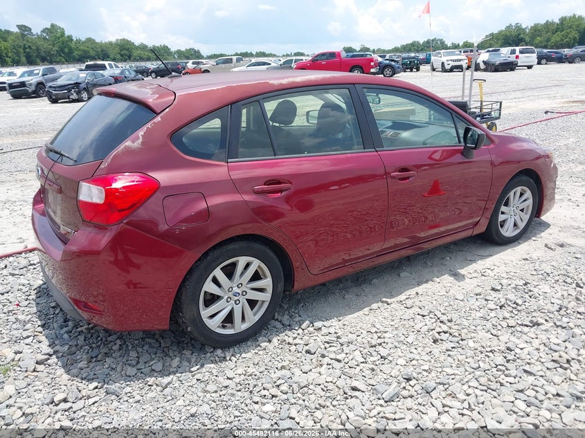 2015 Subaru Impreza VIN JF1GPAA63F8250139 IAAI salvage auction — NORMAL WEAR, Rebuilt/Restored (Utah), sold $300 on 2026-07-06 (photo 4)