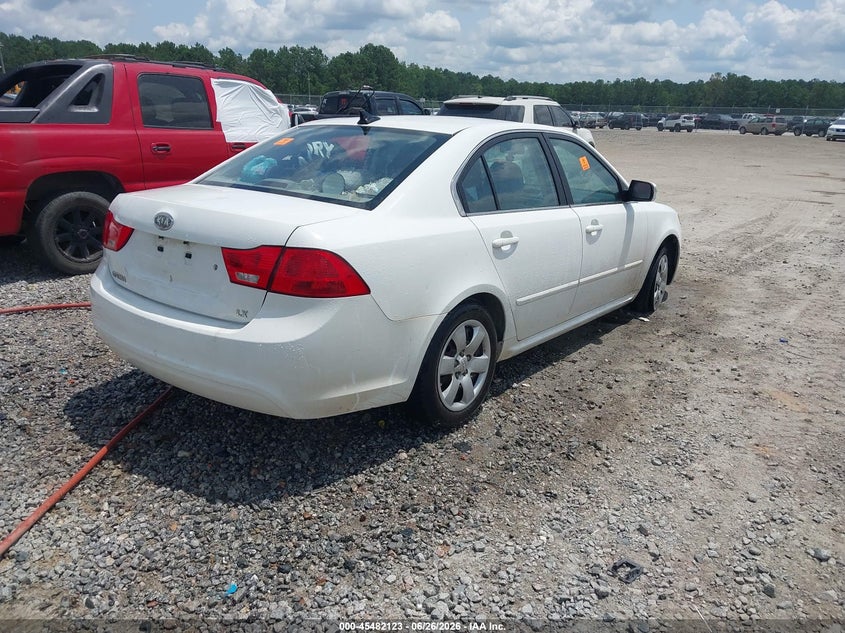 2009 Kia Optima VIN KNAGE228295292519 IAAI salvage auction — NORMAL WEAR, Repossession Paperwork (Georgia), sold $275 on 2026-07-31 (photo 4)