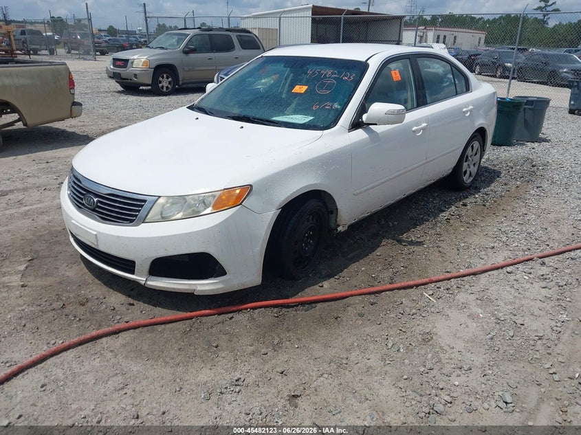 2009 Kia Optima VIN KNAGE228295292519 IAAI salvage auction — NORMAL WEAR, Repossession Paperwork (Georgia), sold $275 on 2026-07-31 (photo 6)