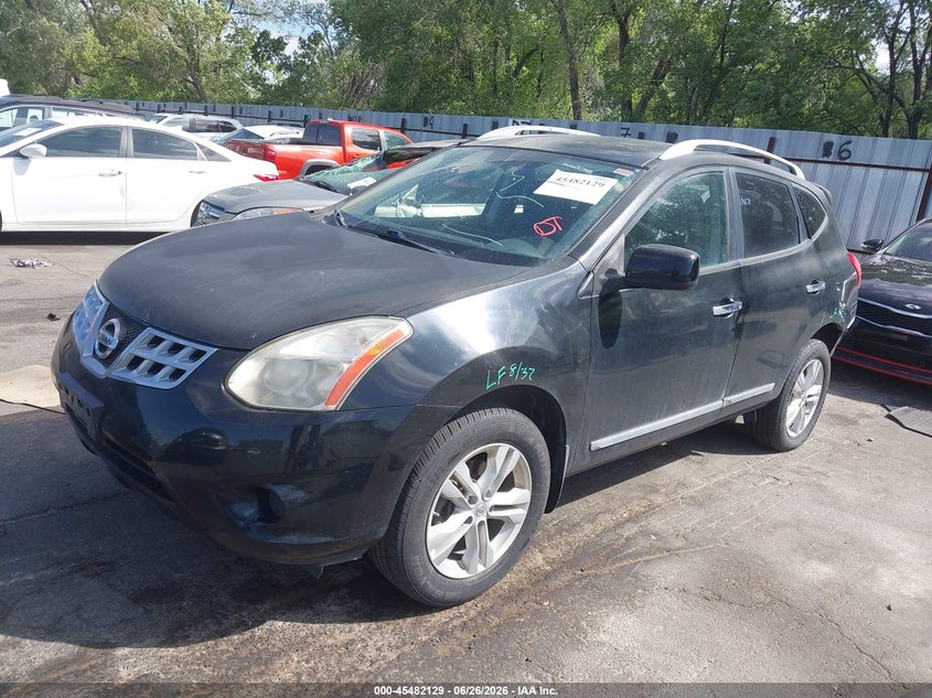 2012 Nissan Rogue VIN JN8AS5MV5CW395669 IAAI salvage auction — REAR END, Salvage (Utah), sold $400 on 2026-07-30 (photo 2)