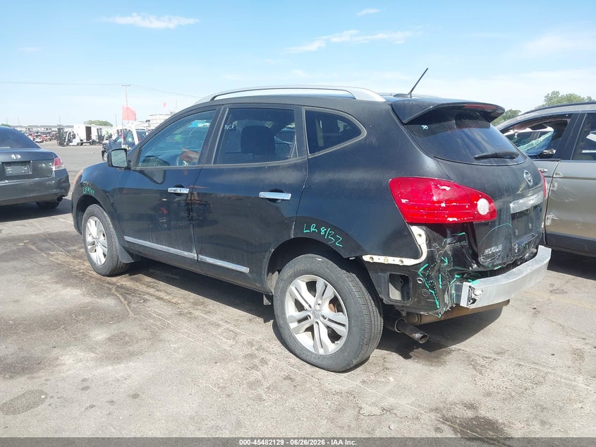 2012 Nissan Rogue VIN JN8AS5MV5CW395669 IAAI salvage auction — REAR END, Salvage (Utah), sold $400 on 2026-07-30 (photo 3)