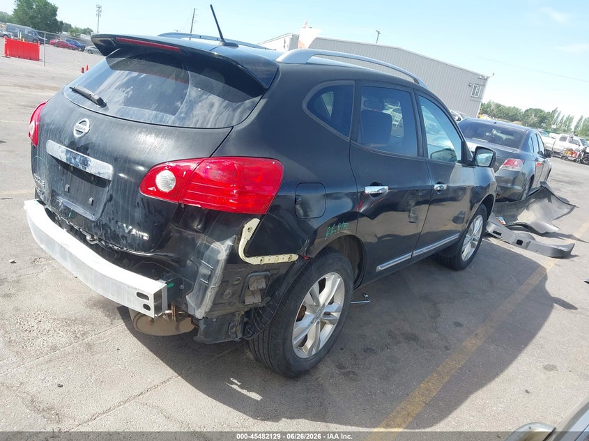 2012 Nissan Rogue VIN JN8AS5MV5CW395669 IAAI salvage auction — REAR END, Salvage (Utah), sold $400 on 2026-07-30 (photo 4)
