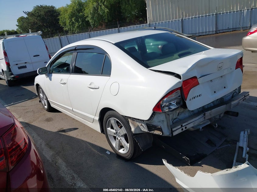 2006 Honda Civic VIN JHMFA16816S009375 IAAI salvage auction — REAR END, Salvage (California), sold $275 on 2026-07-13 (photo 3)
