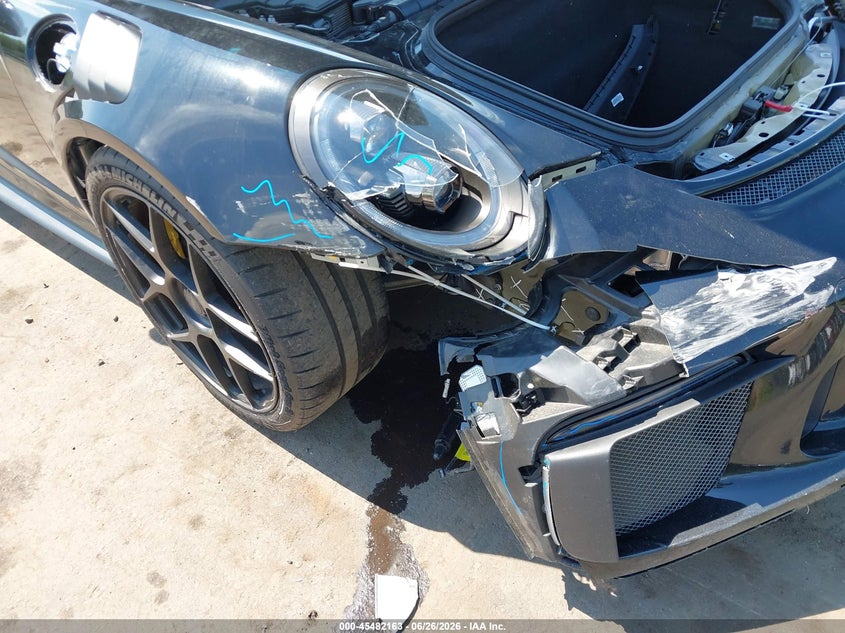 2019 Porsche 911 VIN WP0AF2A92KS164398 IAAI salvage auction — FRONT END, Salvage Title, sold $128,000 on 2026-08-06 (photo 6)