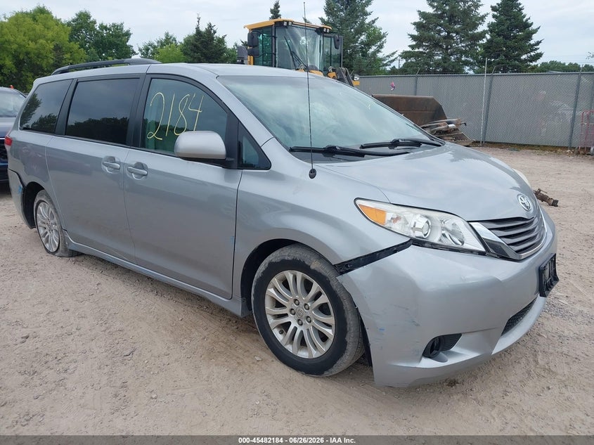 2011 Toyota Sienna VIN 5TDYK3DC6BS152853 IAAI salvage auction — LEFT REAR, Junk Bill Of Sale Mv2459 (Wisconsin), sold $2,275 on 2026-07-15 (photo 1)