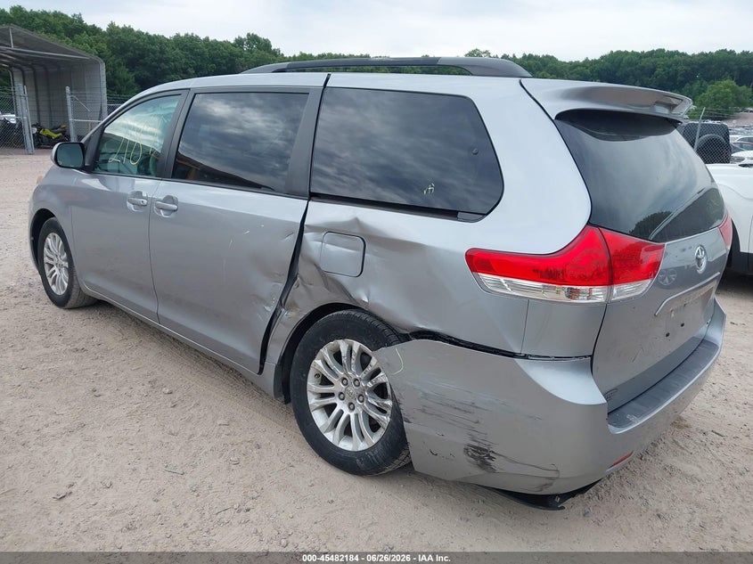 2011 Toyota Sienna VIN 5TDYK3DC6BS152853 IAAI salvage auction — LEFT REAR, Junk Bill Of Sale Mv2459 (Wisconsin), sold $2,275 on 2026-07-15 (photo 3)