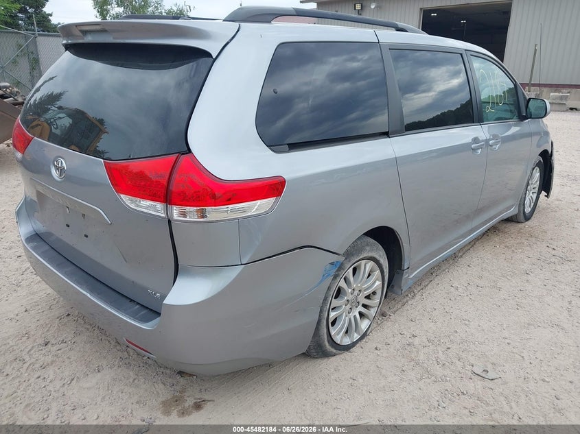 2011 Toyota Sienna VIN 5TDYK3DC6BS152853 IAAI salvage auction — LEFT REAR, Junk Bill Of Sale Mv2459 (Wisconsin), sold $2,275 on 2026-07-15 (photo 4)
