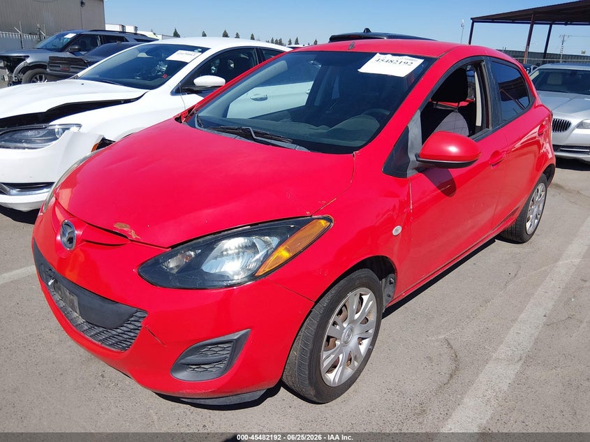 2013 Mazda 2 VIN JM1DE1KZ2D0169270 IAAI salvage auction — NORMAL WEAR, Clear - Dealer Only (California), sold $600 on 2026-07-18 (photo 2)