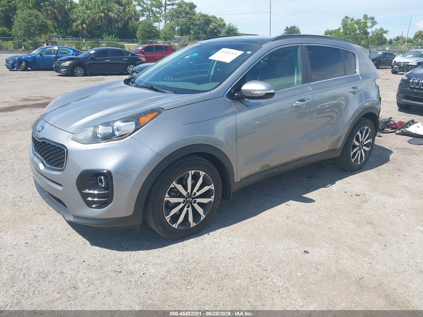 2019 Kia Sportage VIN KNDPN3ACXK7577963 IAAI salvage auction — REAR END, Rebuildable (Florida), sold $4,950 on 2026-07-16 (photo 2)