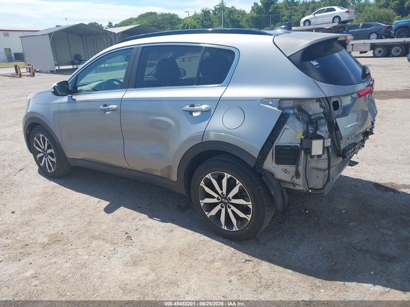 2019 Kia Sportage VIN KNDPN3ACXK7577963 IAAI salvage auction — REAR END, Rebuildable (Florida), sold $4,950 on 2026-07-16 (photo 3)