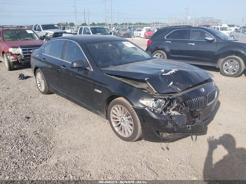 2011 BMW 5 series VIN WBAFR7C58BC806909 IAAI salvage auction — FRONT END, Salvage (Louisiana), sold $1,000 on 2026-07-29 (photo 1)