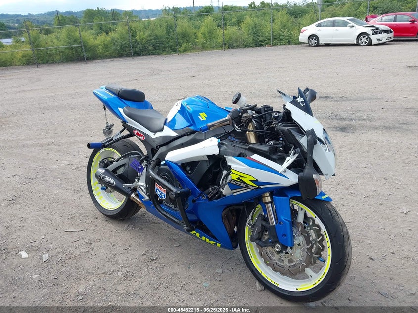 2009 Suzuki Gsx-r600 VIN JS1GN7EA292105922 IAAI salvage auction — RIGHT FRONT, Salvage (Pennsylvania), sold $1,575 on 2026-07-08 (photo 1)