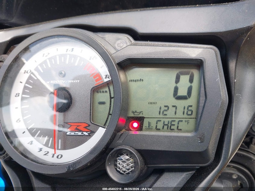 2009 Suzuki Gsx-r600 VIN JS1GN7EA292105922 IAAI salvage auction — RIGHT FRONT, Salvage (Pennsylvania), sold $1,575 on 2026-07-08 (photo 7)