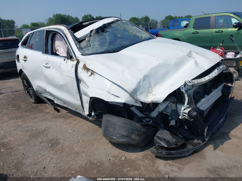 2018 Jaguar F-pace VIN SADCK2EV6JA240063 IAAI salvage auction — ROLLOVER, Mv-907A (New York), sold $675 on 2026-07-23 (photo 1)