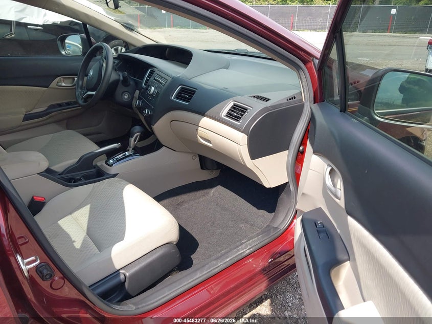 2014 Honda Civic VIN 2HGFB2F56EH510859 IAAI salvage auction — FRONT END, Clear (South Carolina), sold $3,050 on 2026-07-29 (photo 5)