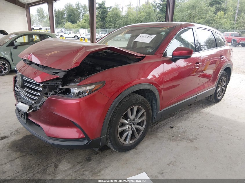 2019 Mazda Cx-9 VIN JM3TCBCY7K0308021 IAAI salvage auction — FRONT END, Bill Of Sale (Washington), sold $3,350 on 2026-08-01 (photo 2)