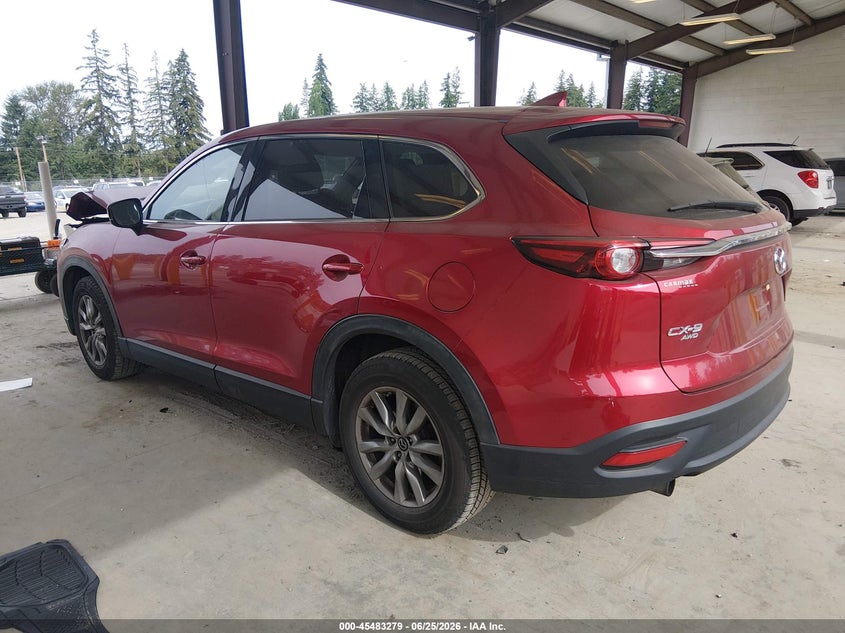 2019 Mazda Cx-9 VIN JM3TCBCY7K0308021 IAAI salvage auction — FRONT END, Bill Of Sale (Washington), sold $3,350 on 2026-08-01 (photo 3)