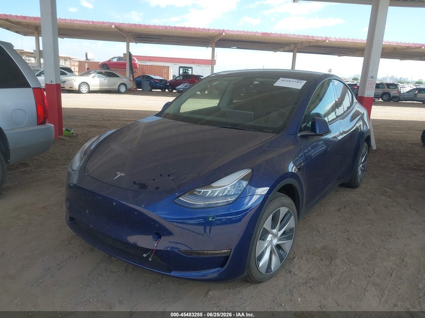 2022 Tesla Model y VIN 7SAYGDEE7NF369556 IAAI salvage auction — UNKNOWN, Restored (Arizona), sold $15,300 on 2026-07-14 (photo 2)