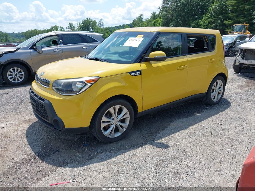 2014 Kia Soul VIN KNDJP3A52E7052174 IAAI salvage auction — THEFT, Salvage (Ohio), sold $1,150 on 2026-07-09 (photo 2)