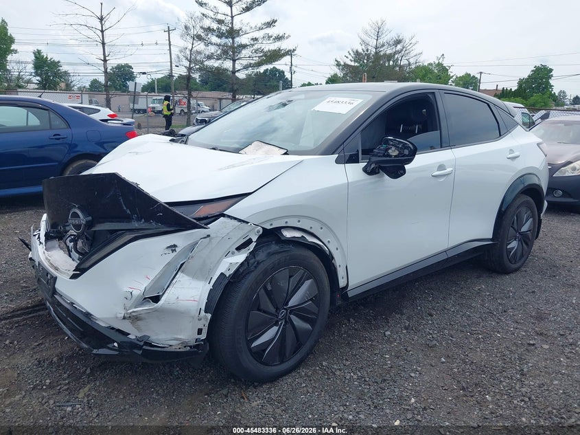 2024 Nissan Ariya VIN JN1DF0BB1RM742852 IAAI salvage auction — FRONT END, Salvage Title, sold $7,200 on 2026-08-20 (photo 2)