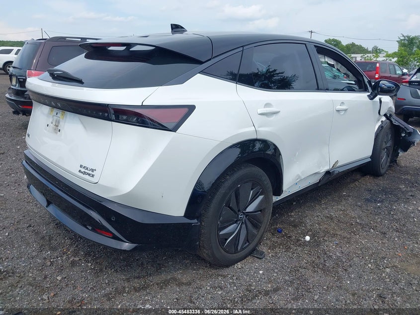 2024 Nissan Ariya VIN JN1DF0BB1RM742852 IAAI salvage auction — FRONT END, Salvage Title, sold $7,200 on 2026-08-20 (photo 4)