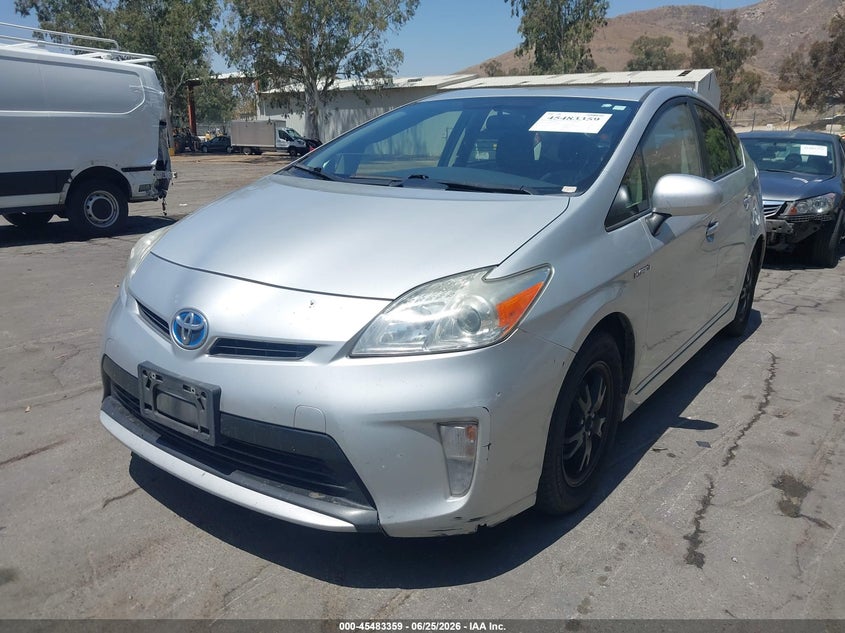 2015 Toyota Prius VIN JTDKN3DUXF0446738 IAAI salvage auction — RIGHT SIDE, Salvage (California), sold $1,200 on 2026-07-21 (photo 2)