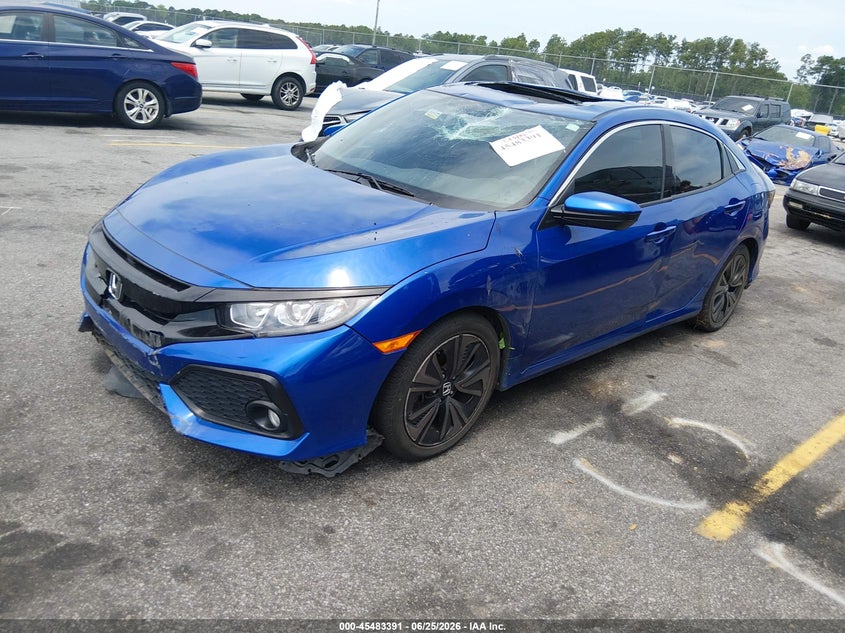 2017 Honda Civic VIN SHHFK7H51HU223138 IAAI salvage auction — NORMAL WEAR, Clear (South Carolina), sold $5,625 on 2026-07-29 (photo 2)