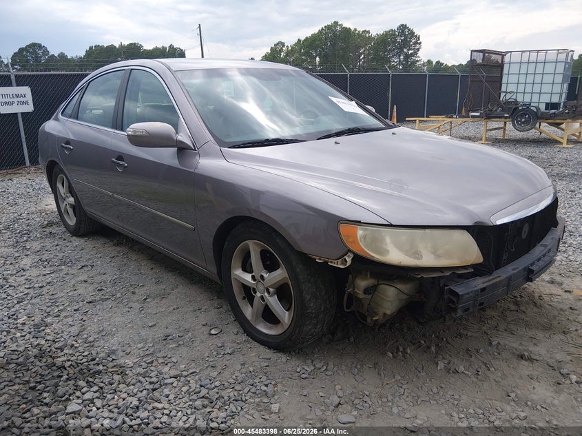 2007 Hyundai Azera VIN KMHFC46F07A143759 IAAI salvage auction — FRONT END, Bill Of Sale (Georgia), sold $550 on 2026-07-20 (photo 1)