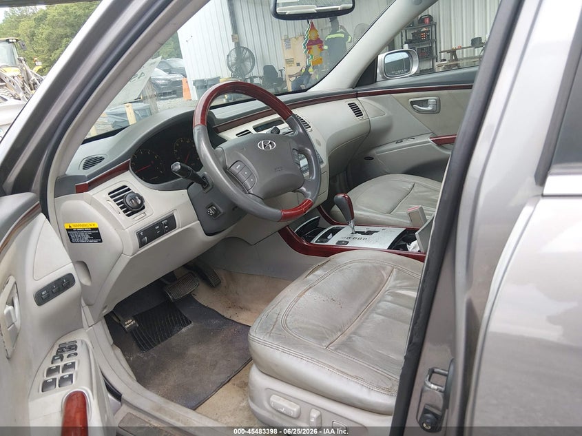 2007 Hyundai Azera VIN KMHFC46F07A143759 IAAI salvage auction — FRONT END, Bill Of Sale (Georgia), sold $550 on 2026-07-20 (photo 5)